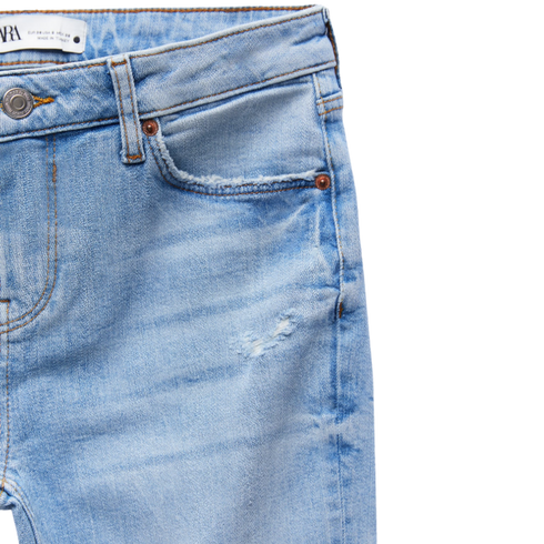 The Skinny ZW Premium Blue Jeans by Zara, 2 US | 34 EU | 6 UK - MGworld